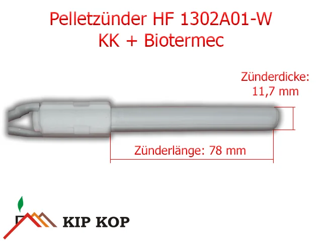 KK HF 1302A01-W KERAMIK-ZÜNDSPULE FÜR PELLETÖFEN