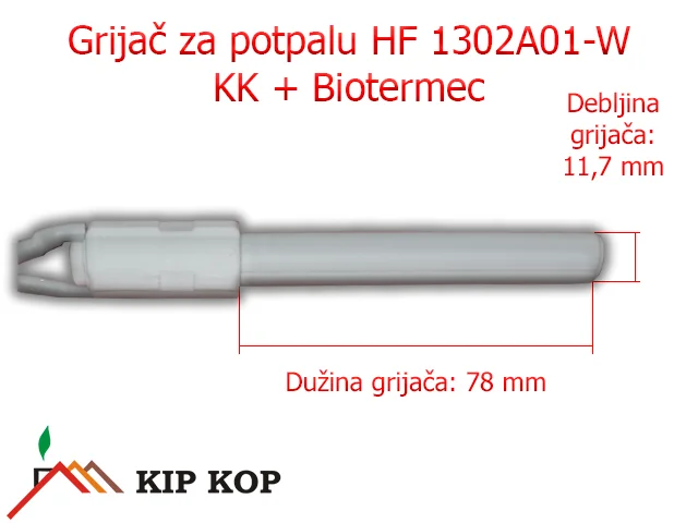 KK HF 1302A01-W KERAMIČKI GRIJAČ ZA POTPALU ZA KAMINE PEĆI NA PELETE