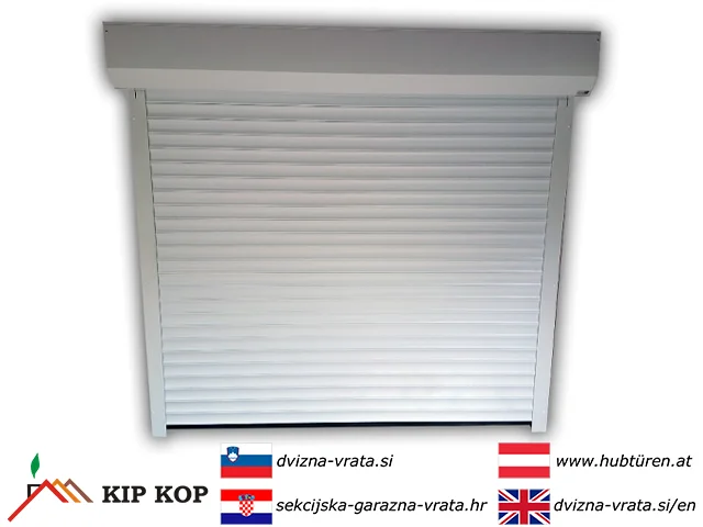 SCHWENKTOR ROLLO FÜR DIE GARAGE 248 X 230, FARBE WEISS RAL 9010